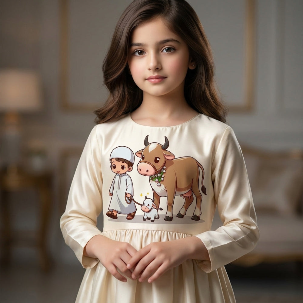 Cute Bakra Eid Kids Easy DTF Transfer