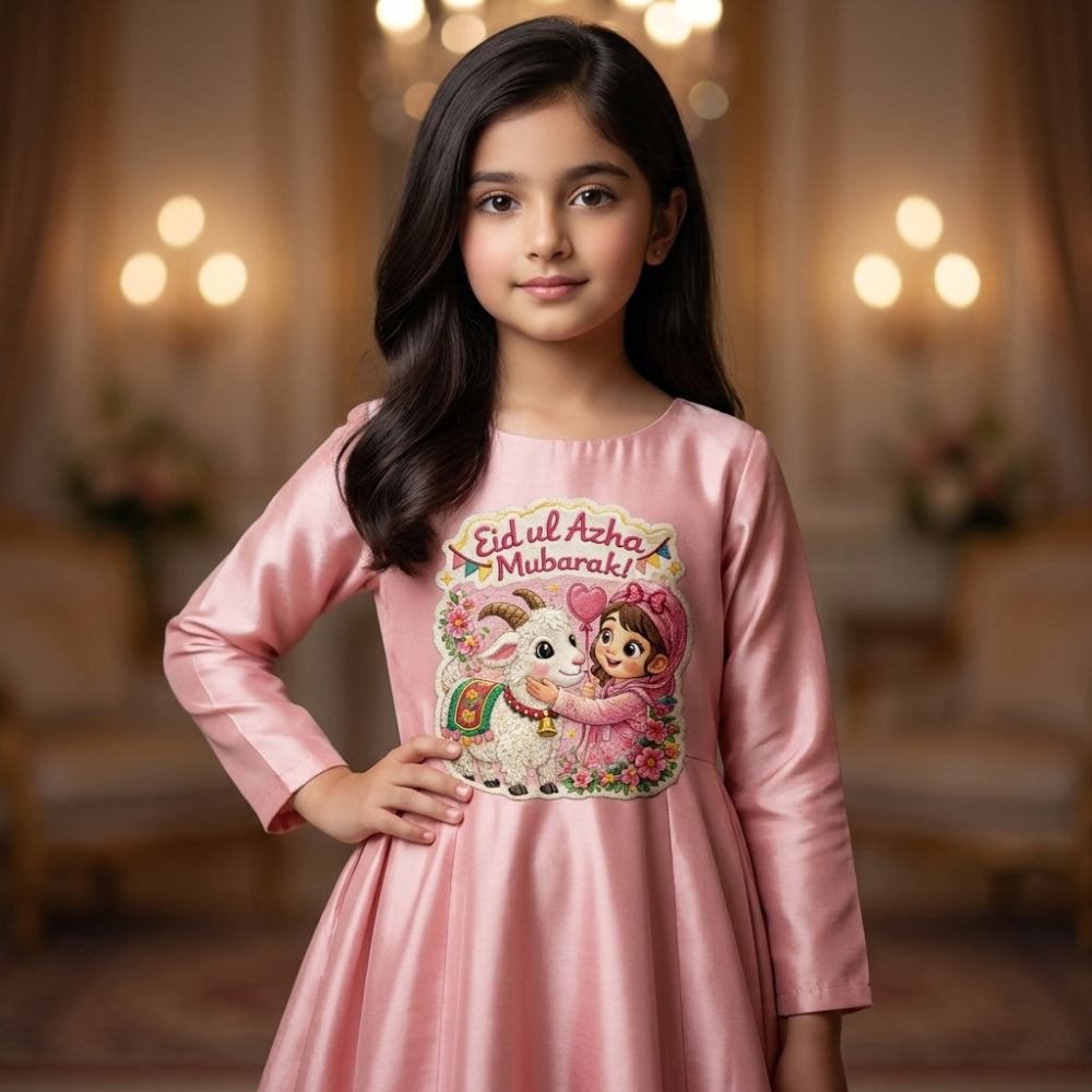 Eid ul Azha Mubarak Cute Kids DTF Easy Treansfer