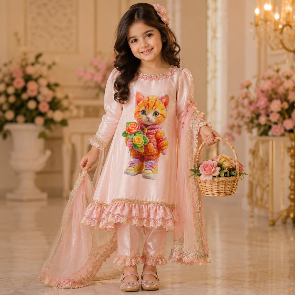 Cute Candy Cat DTF Easy Transfer