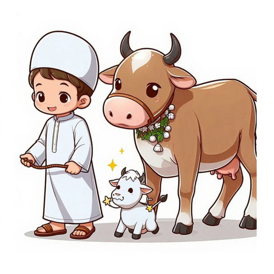 Cute Bakra Eid Kids Easy DTF Transfer