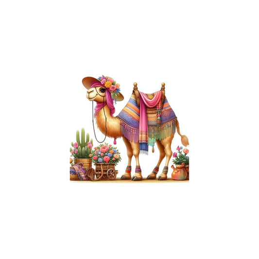 Boho Camel Floral DTF Easy Transfer