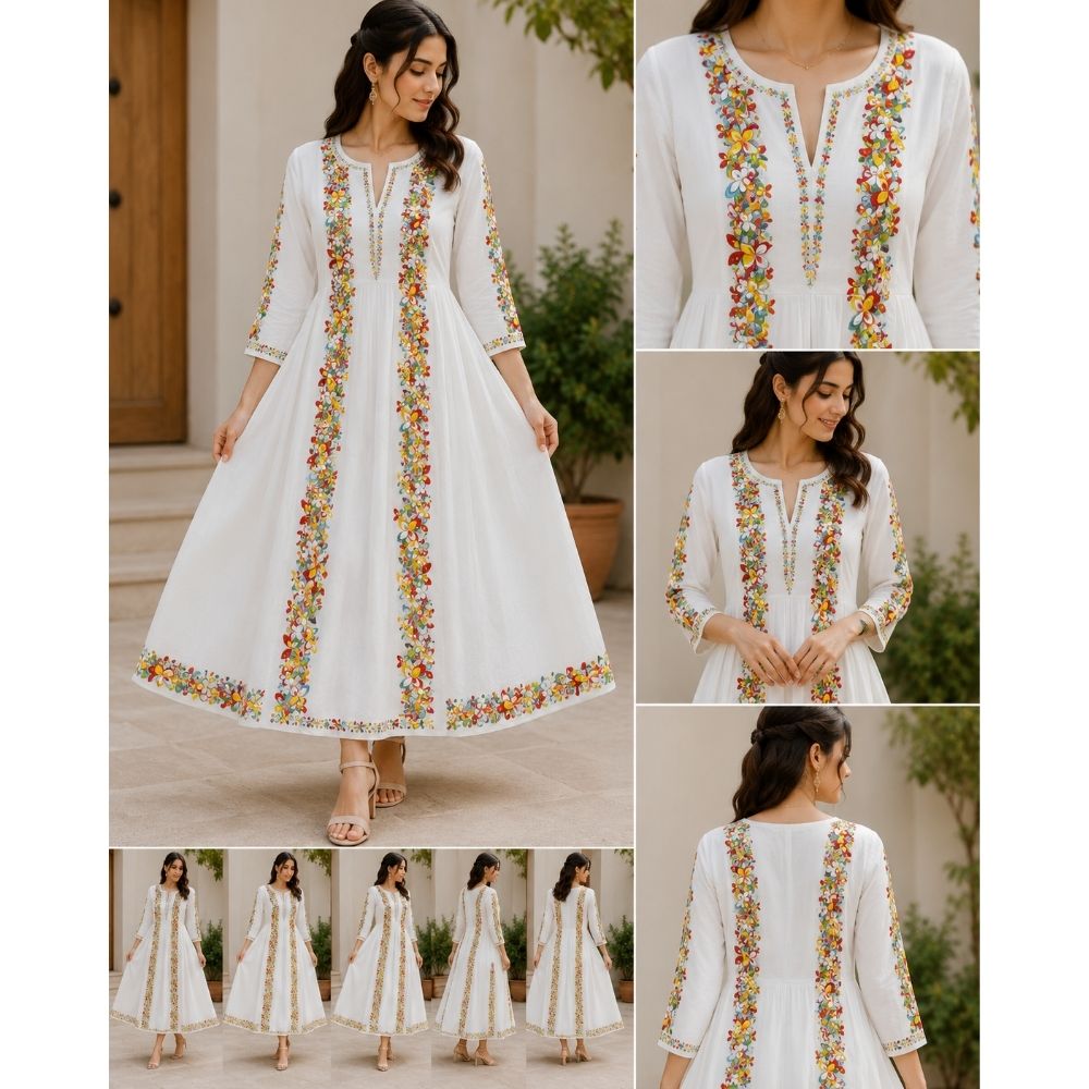 Premium Artistic Floral Border DTF Easy  Transfer