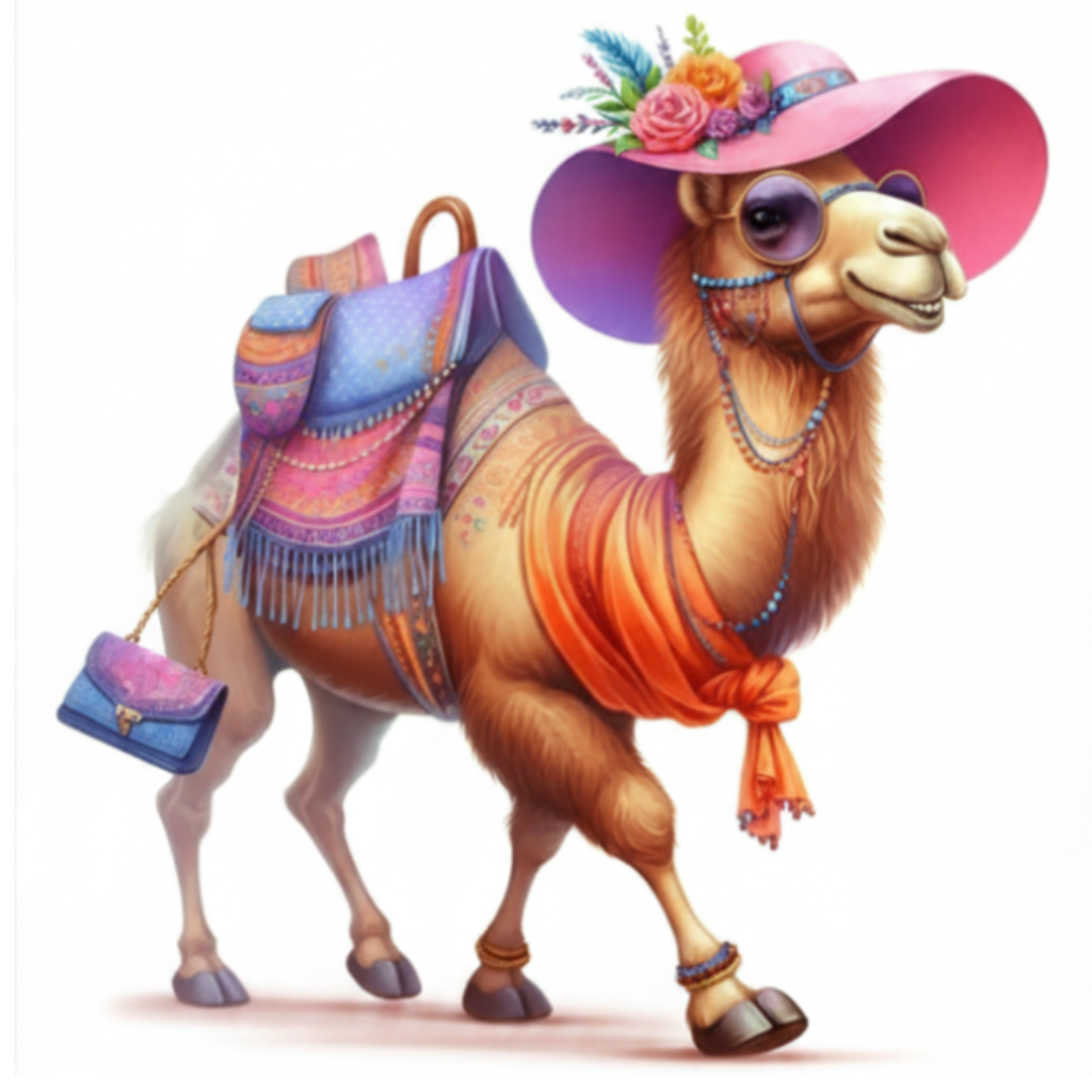 Stylish Desert Camel DTF Easy Transfer