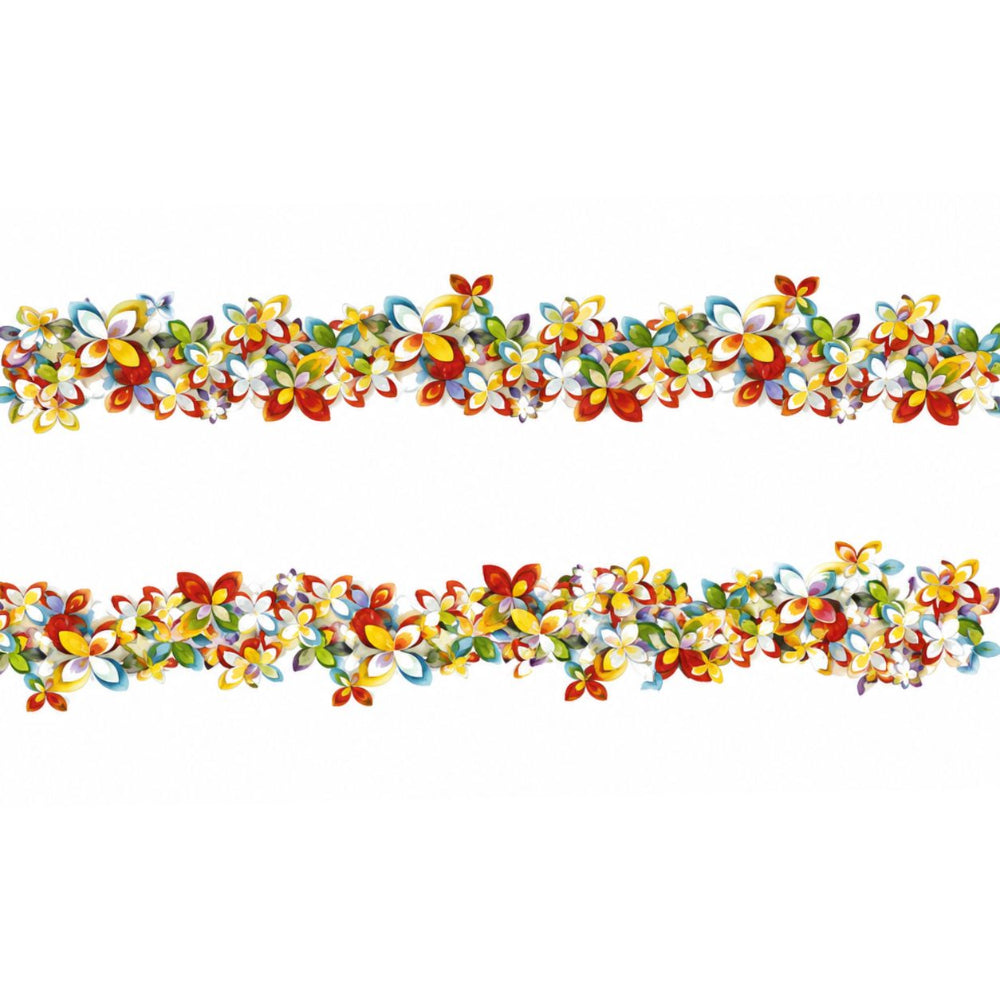 Premium Artistic Floral Border DTF Easy  Transfer