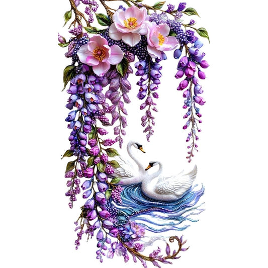 Swan Blossom Dream DTF Easy Transfer