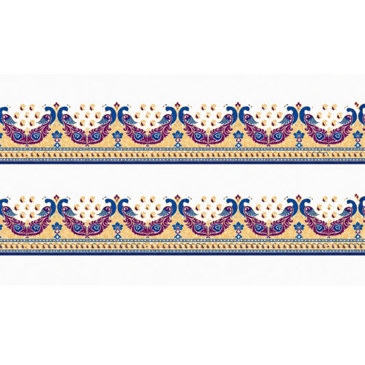 Luxury Peacock Floral Lace DTF Easy Transfer