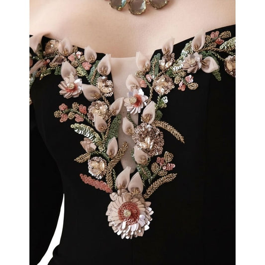 Luxury Floral Neck Embroidery DTF Easy tansfer