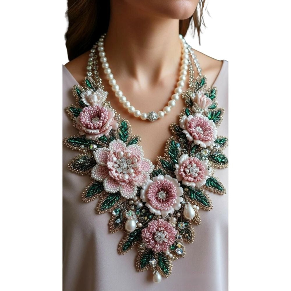 Royal Pearl Floral DTF Easy Transfer